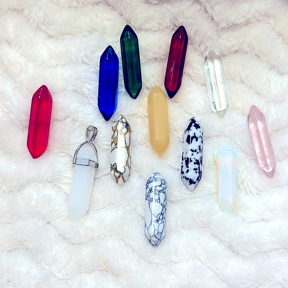 NEW: Soul Embellishment’s Silver Natural Healing Crystals 23” Silver Necklaces - Picture 7 of 16